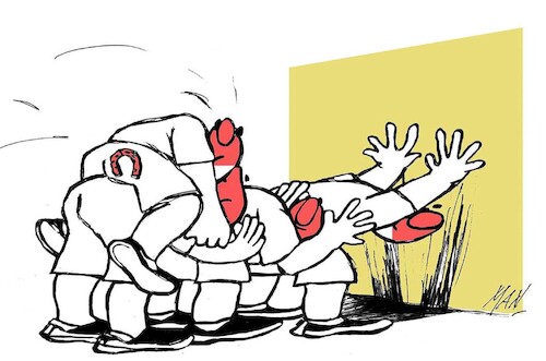 Cartoon: accadde oggi (medium) by Enzo Maneglia Man tagged vignette,umorismo,grafico,by,maneglia
