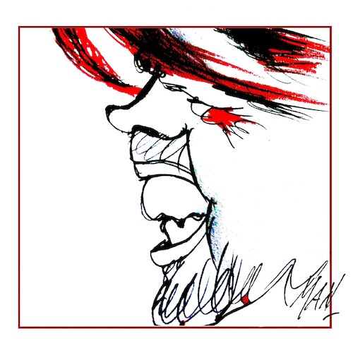Cartoon: ammiccamento (medium) by Enzo Maneglia Man tagged caricature,grsfica,ritratti