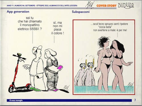 Cartoon: Buduar84 pag7 (medium) by Enzo Maneglia Man tagged vignette,umorismo,grafico,buduar84