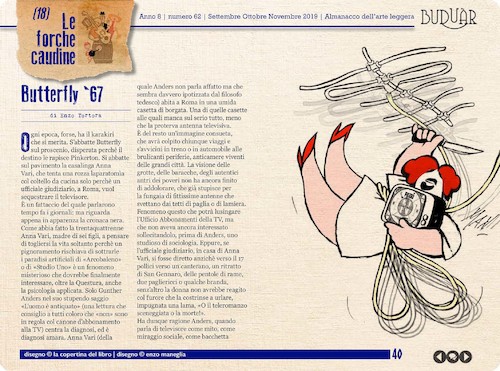 Cartoon: BUDUAR 62 2019 (medium) by Enzo Maneglia Man tagged vignette,umorismo,grafico,illustrazioni,buduar,bimensile,online,umoristico