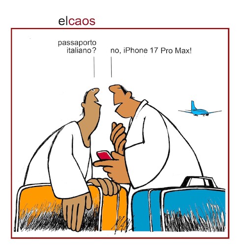 Cartoon: el caos (medium) by Enzo Maneglia Man tagged vignette,umorismo,grafico,fighillarte,piccolomuseo,di,fighillearte,ita