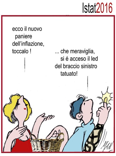 Cartoon: istat 2016 (medium) by Enzo Maneglia Man tagged cassonettari,man,maneglia,fighillearte
