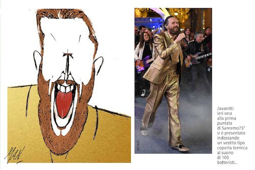 Cartoon: Jovanotti (medium) by Enzo Maneglia Man tagged ritratti,caricature,cantanti