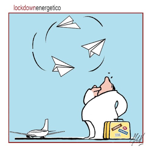 Cartoon: lockdown energetico. (medium) by Enzo Maneglia Man tagged vignette,umorismo,grafic,fighillearte,piccolomuseo,di,fighille,ite