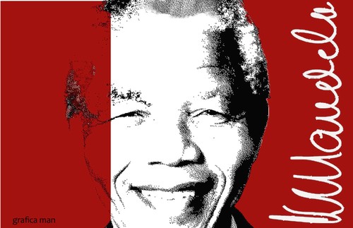 Cartoon: Nelson Mandela (medium) by Enzo Maneglia Man tagged man,grafica,nelson,mandela