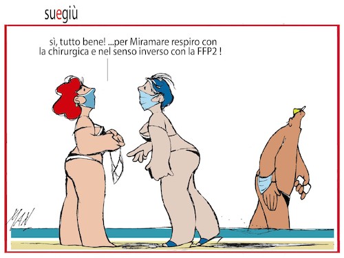 Cartoon: mare 2021 (medium) by Enzo Maneglia Man tagged vignetta,umorismo,grafico,spilli,enzo,maneglia,man,fighillearte,piccolomuseo,ita