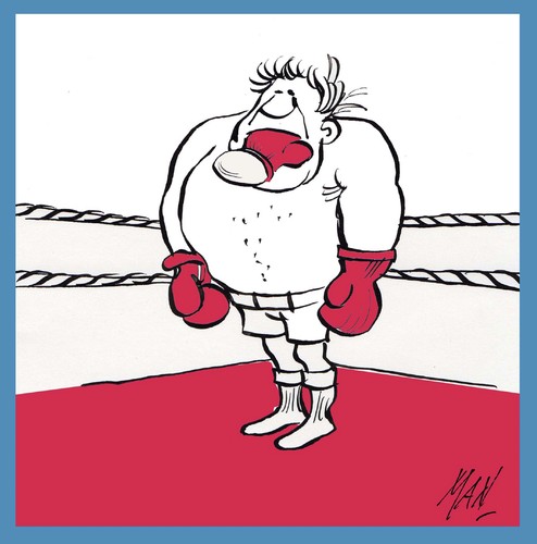 Cartoon: pugilato olimpico (medium) by Enzo Maneglia Man tagged fighillearte,enzo,maneglia,man,sport,pugilato,box,olimpiadi,vugnette