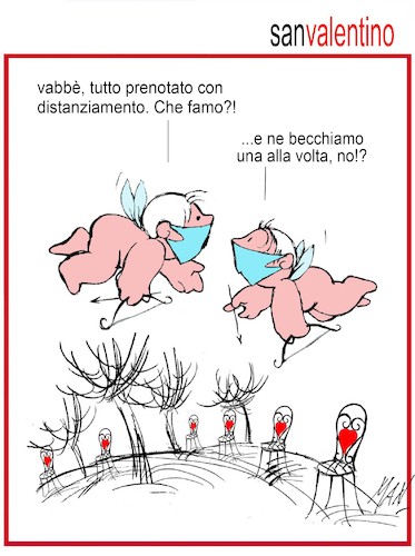Cartoon: san valentino (medium) by Enzo Maneglia Man tagged vignette,umorismo,grafico,san,valentino,by,enzo,maneglia,man
