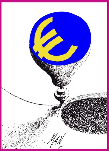 Cartoon: sans voix (medium) by Enzo Maneglia Man tagged euro,2012