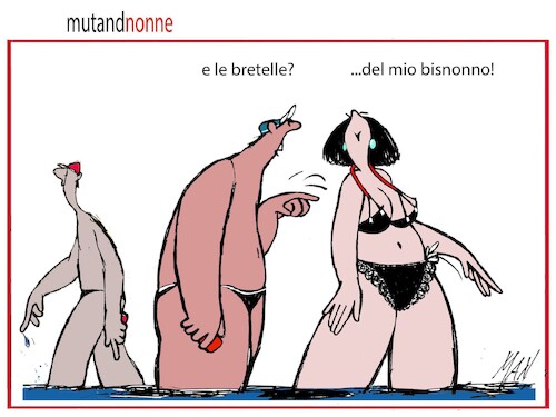 Cartoon: tipi da spiaggia (medium) by Enzo Maneglia Man tagged vignette,umorismo,grafico,mare,estate,tipi,da,spiaggia