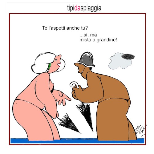 Cartoon: tipi da spiaggia (medium) by Enzo Maneglia Man tagged vignette,umorismo,grafico,spilli,fighillearte,piccolomuseo,fighille,ita