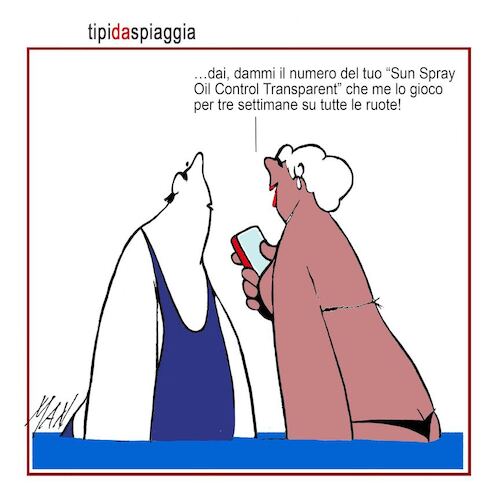 Cartoon: tipi da spiaggia (medium) by Enzo Maneglia Man tagged vignette,umorismo,grafico,spilli,fighillearte,piccolomuseo,di,fighille,ita