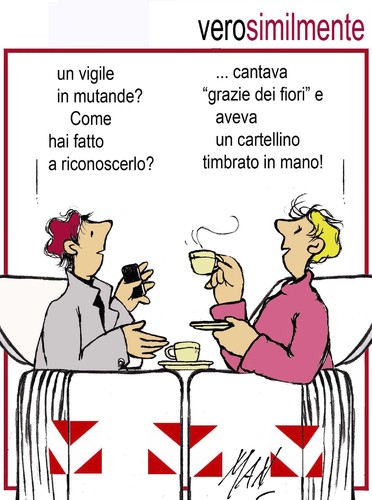 Cartoon: vergogne italiane (medium) by Enzo Maneglia Man tagged fighillearte,maneglia,man,cassonettari