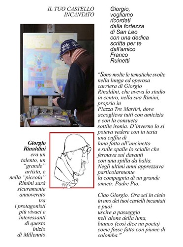 Cartoon: i Riministi a San Leo (medium) by Enzo Maneglia Man tagged maneglia,fortezza,riministi,leo,san