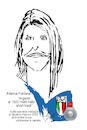 Cartoon: Arianna Fontana (small) by Enzo Maneglia Man tagged caricatura,arianna,fontana,ritratto,olimpiadi,pechino,2022
