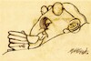 Cartoon: assaggiatore (small) by Enzo Maneglia Man tagged grafica,umorismo