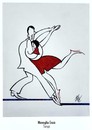 Cartoon: il tango di Man (small) by Enzo Maneglia Man tagged rimini,arte