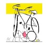 Cartoon: In bicicletta by Ruinetti (small) by Enzo Maneglia Man tagged storie,racconti,novelle,di,franco,ruinetti,fighillearte,illustrazioni,grafica,enzo,maneglia,man