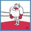 Cartoon: pugilato olimpico (small) by Enzo Maneglia Man tagged vugnette,olimpiadi,box,pugilato,sport,man,maneglia,enzo,fighillearte