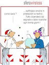 Cartoon: sfera wireless (small) by Enzo Maneglia Man tagged cassonettari,buon2017,fighillearte,man,maneglia