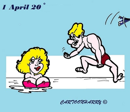 Cartoon: 1 April (medium) by cartoonharry tagged april,cold,warm,winter,summer,joke,cartoons,cartoonists,cartoonharry,dutch,toonpool