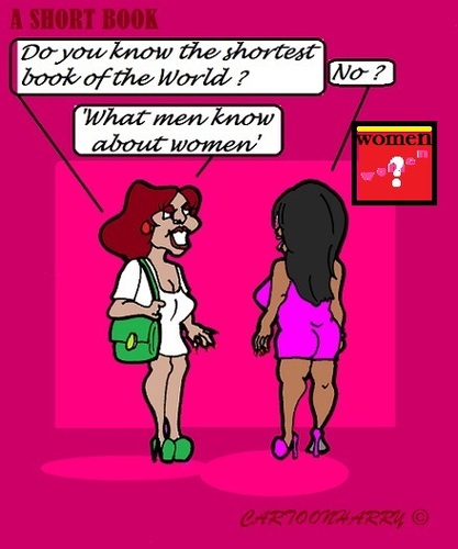 Cartoon: About Women (medium) by cartoonharry tagged about,tiny,short,book,women