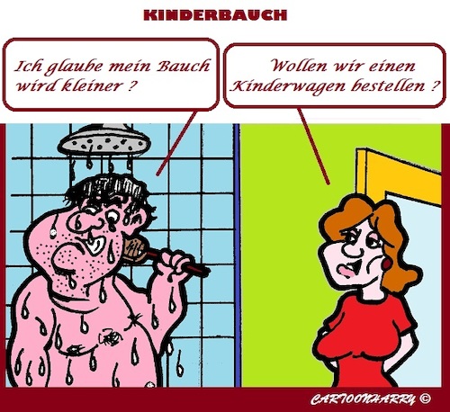 Cartoon: Bauch (medium) by cartoonharry tagged einschränkung,bauch,problem,täglich