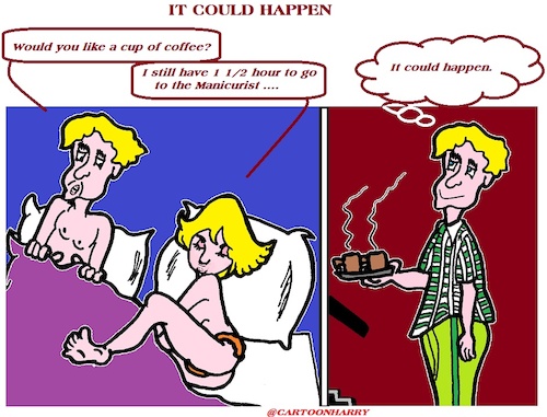 Cartoon: Could Happen (medium) by cartoonharry tagged happen,cartoonharry