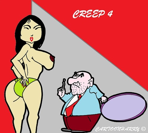Cartoon: Creep4 (medium) by cartoonharry tagged creep4,creeps,pinup,sexy,girl,girls,cartoon,cartoonist,cartoonharry,dutch,toonpool