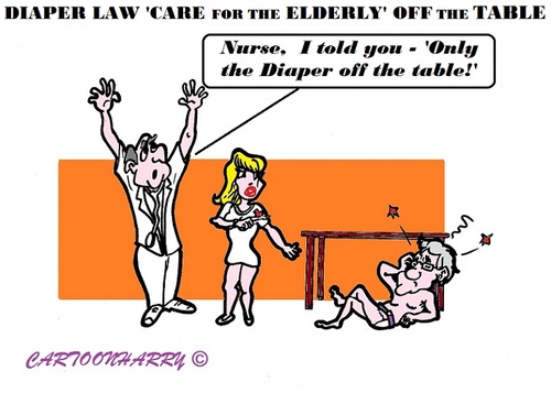 Cartoon: Diaper Law (medium) by cartoonharry tagged holland,diaper,law,off,table,toonpool