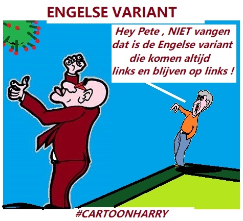 Cartoon: Engelse Variant (medium) by cartoonharry tagged corona,english,cartoonharry