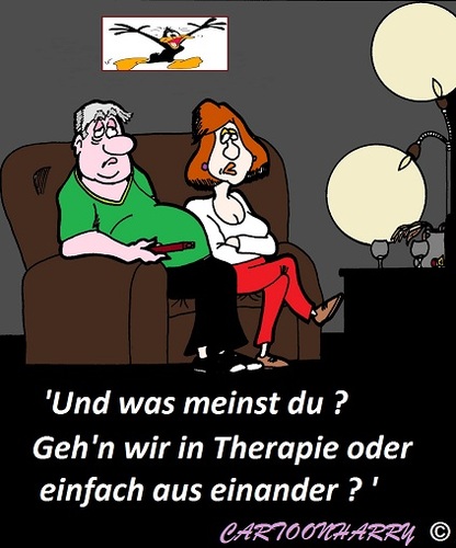 Cartoon: Ent Scheidung (medium) by cartoonharry tagged entscheidung,scheidung,nicht,mann,frau,cartoon,kartun,cartoonist,cartoonharry,dutch,deutsch,toonpool