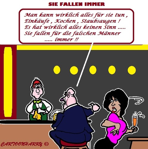 Cartoon: Frauen (medium) by cartoonharry tagged männer,frauen