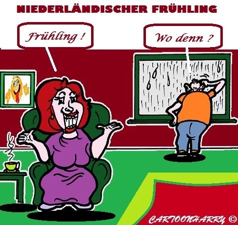 Cartoon: Frühling (medium) by cartoonharry tagged fruehling,holland