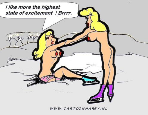 Cartoon: Highest state (medium) by cartoonharry tagged ice,naked,cold,heat