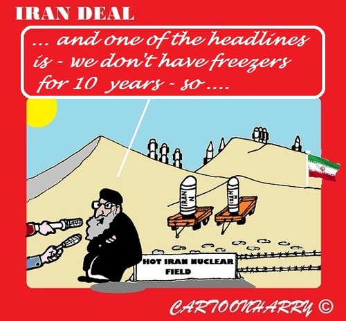 Cartoon: Iran Deal (medium) by cartoonharry tagged deal,iran,usa,russia,china,france,uk,germany,eu