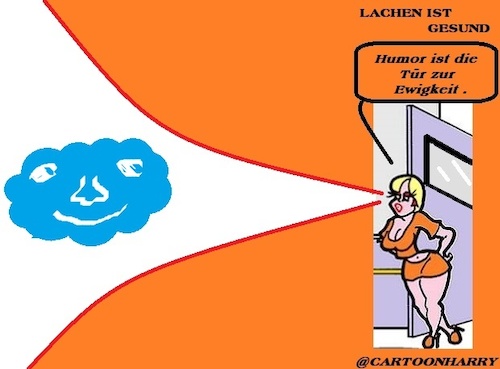 Cartoon: Lachen (medium) by cartoonharry tagged lachen,cartoonharry
