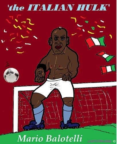 Cartoon: Mario Balotelli (medium) by cartoonharry tagged ec2012,balotelli,mario,super,kartun,cartun,caricature,cartoon,cartoonist,cartoonharry,dutch,toonpool