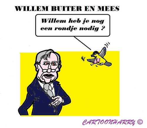 Cartoon: Mees en Willem (medium) by cartoonharry tagged buiter,mees,newyork,emails