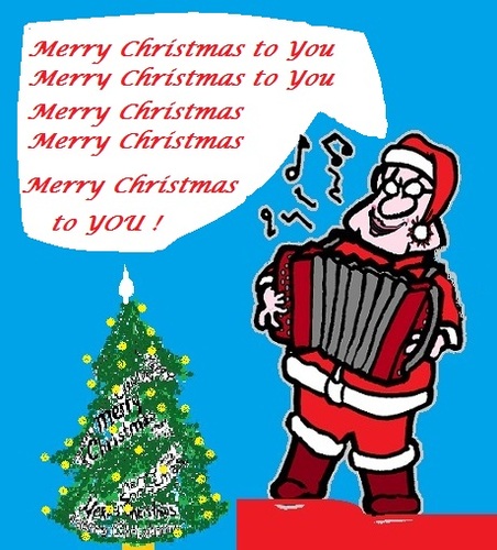 Cartoon: Merry Christmas (medium) by cartoonharry tagged xmas2015