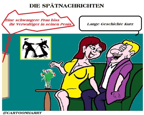 Cartoon: Nachrichten (medium) by cartoonharry tagged nachricten