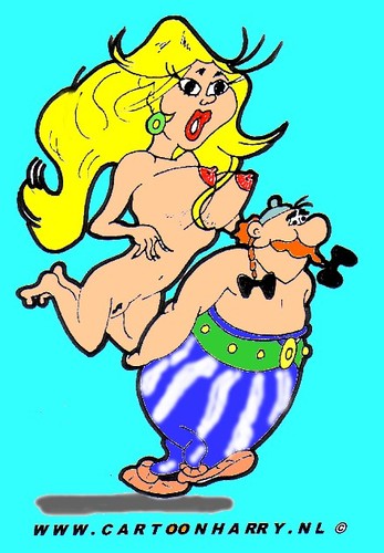 Cartoon: Obelix (medium) by cartoonharry tagged obelix,cartoonharry