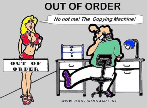 Cartoon: Out of Order (medium) by cartoonharry tagged sexy,cartoon,cartoonharry,girl,outoforder