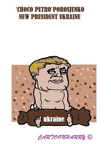 Cartoon: Petro Porosjenko (medium) by cartoonharry tagged ukraine,president,porosjenko
