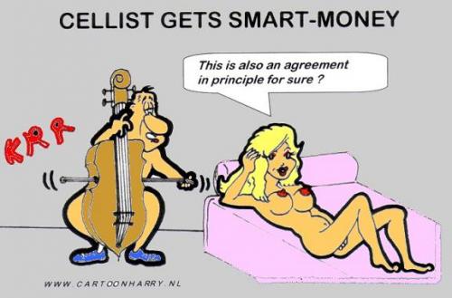 Cartoon: Play Cello Or... (medium) by cartoonharry tagged cello,girl,naked