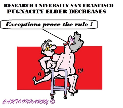Cartoon: Research (medium) by cartoonharry tagged university,sanfrancisco,research,elder,toonpool