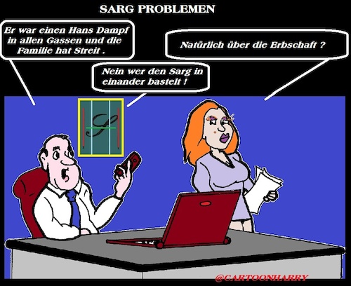 Cartoon: Sarg (medium) by cartoonharry tagged sarg,cartoonharry