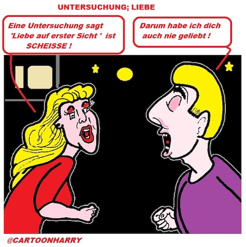 Cartoon: Scheisse (medium) by cartoonharry tagged scheisse,liebe