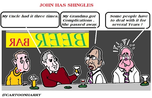 Cartoon: Shingels (medium) by cartoonharry tagged shingels
