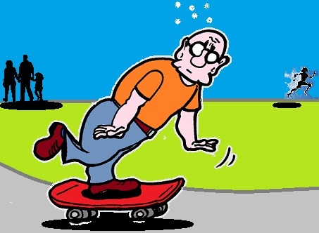 Cartoon: Skater Expression (medium) by cartoonharry tagged skate,skater,skating,expression